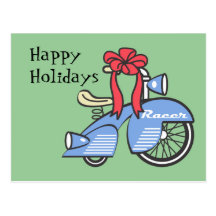 Retro Trike Gift Post Card
