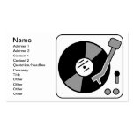 Retro Turntable Business Cards