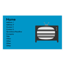 Retro TV Business Cards