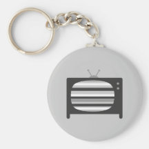 Retro TV Key Chains