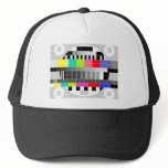 Retro TV multicolor signal test pattern