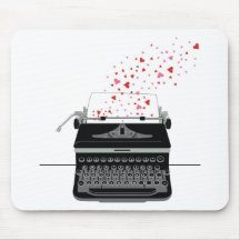Retro typewriter mousepad