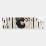 Retro Uptown Girl II Bumper Sticker
