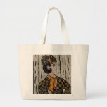 Retro Uptown Girl Tote Bags