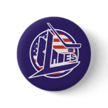 Retro USA Blades Hockey Pinback Buttons