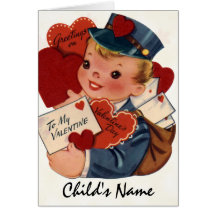 Retro Valentine Card for Kids