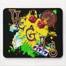 RETRO VEGAS MOUSE PAD