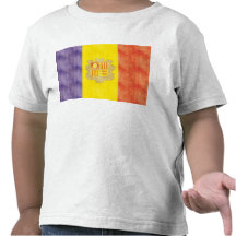 Retro Vintage Andorra Flag Tshirts