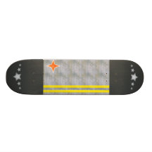 Retro Vintage Aruba Flag Skate Board