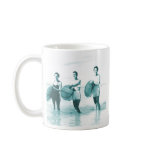 Retro Vintage Bathing Beauties Surfing mugs