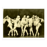 Retro Vintage Beautiful Dancing Women Ballet Dance Post Cards