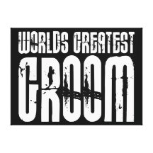 Retro Vintage Cool Grooms : World's Greatest Groom Canvas Print