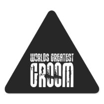Retro Vintage Cool Grooms : World's Greatest Groom Stickers