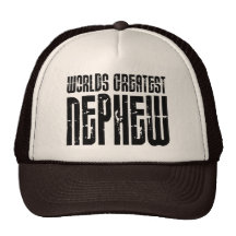 Retro Vintage Cool Nephews World's Greatest Nephew Hats