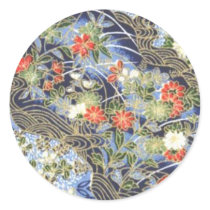Retro Vintage Japanese Kimono Origami Chiyogami Stickers