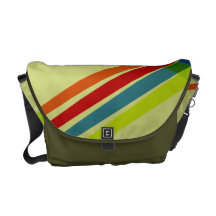 Retro Vintage Lines Messanger Bags Courier Bags