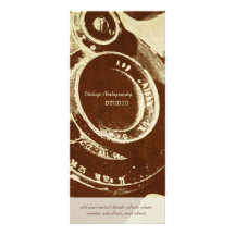 Retro Vintage Photography Full Colour Rack Card