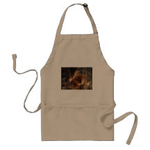 Retro vintage rusticcountry woodgrain mountain ram aprons
