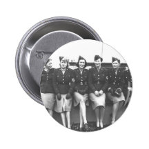 Retro Vintage Women in Uniform Military Women Pins