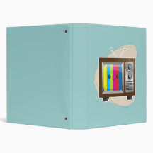 Retro Vision Vinyl Binder