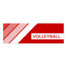 retro VOLLEYBALL Business Card