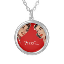 Retro Women Gossips Necklace