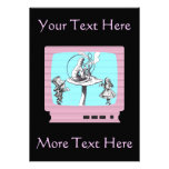 Retro Wonderland TV Invitation