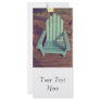 Retro Wood Chair Rack Card