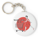 Retro "Worlds Best Mom" keychains
