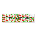 Retro Xmas Boomerang bumper stickers