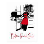 RetroFood Postcard