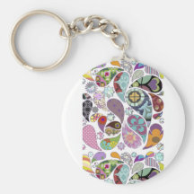 RetroPaisley Nyckel Ringar