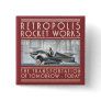 Retropolis Rocket Works Square Button