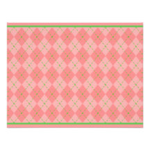 Rétros invitations à motifs de losanges