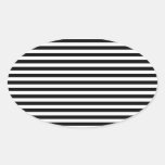 Rétros lignes abstraites artistiques noir blanc de autocollants