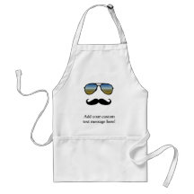 Rétros lunettes de soleil drôles avec la moustache tabliers