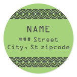 return address label - personalize sticker