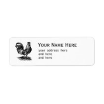 Return Address Label ROOSTER labels