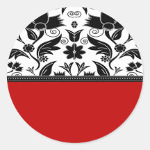 Return Address Label Round Stickers