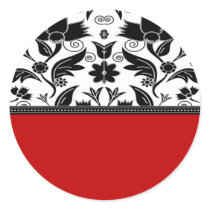 Return Address Label Round Stickers