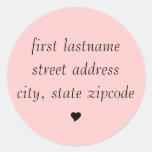 return address label stickers