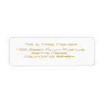return address labels     ...