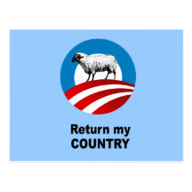 Return my country postcard