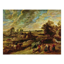 Return Of The Peasants From The Field By Rubens Personalized Invites