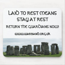RETURN THE GUARDIANS NOW! MOUSE PAD