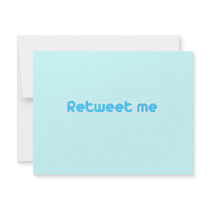Retweet me