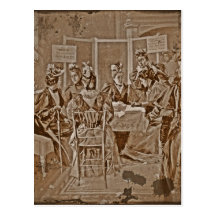 Réunion de mouvement de suffrage carte postale