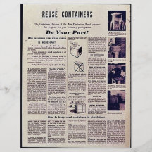 Reuse Containers Full Color Flyer