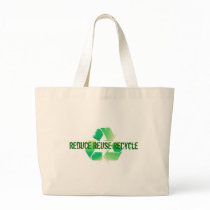 Reuse Reduce Recycle Tote Bag
