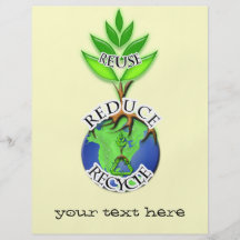 ReUse ReDuce ReCycle Full Colour Flyer